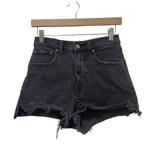 Abercrombie & Fitch High Rise Cut Off Shorts sz 25